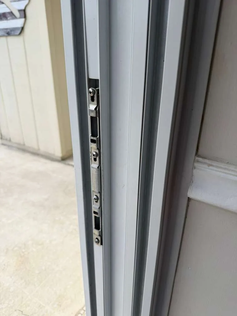 Sliding door lock and latch repair